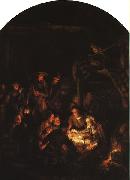 Adoration of the Shepherds REMBRANDT Harmenszoon van Rijn